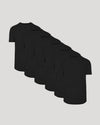 True Classic Men's Premium Curved Hem Classic Crew T-Shirts set.