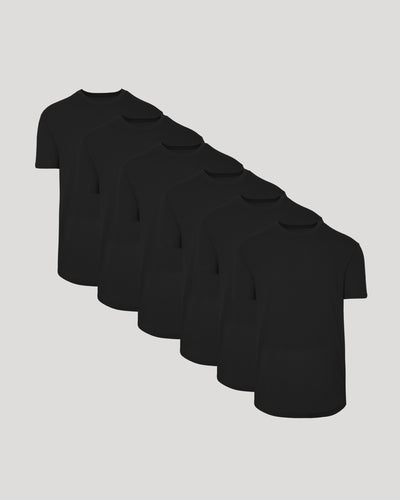 Classic Curved Hem Crew Neck
