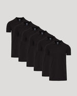 Black Tall Dressy Polo 6-Pack