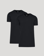 Black Tall Premium Pima V-Neck 2-Pack