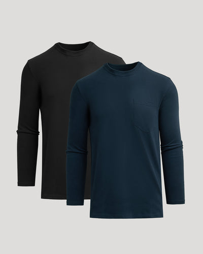 Tall Heavyweight Long Sleeve Pocket Crew