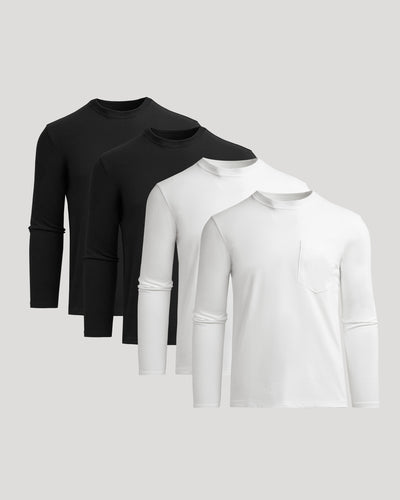 Heavyweight Long Sleeve Pocket Crew