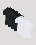 Black & White Premium Pima Polo 7-Pack