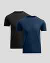 Pima Cotton Blend Crew 2-Pack