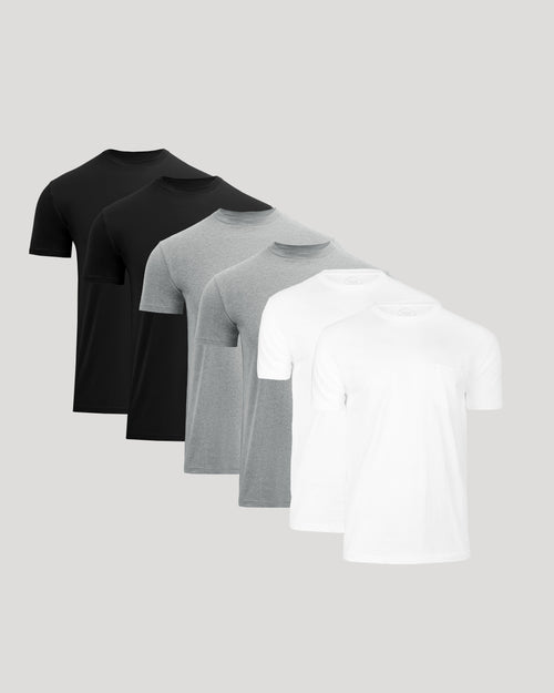 Classic Pocket Crew 6‑Pack