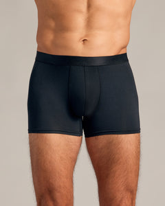 True ClassicBlack Boxer Trunks 6-Pack