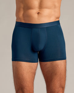 True ClassicNavy Boxer Trunks 3-Pack