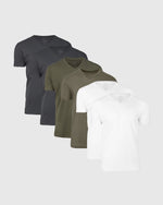 Carbon Green Classic V-Neck 6-Pack