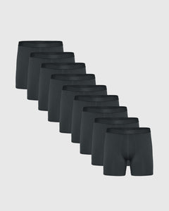 True ClassicCarbon Boxer Briefs 9-Pack