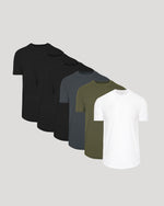Classic Curved Hem Crew 6-Pack