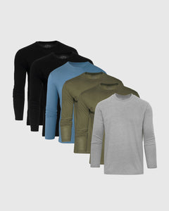 True ClassicClassic Long Sleeve Crew 6-Pack