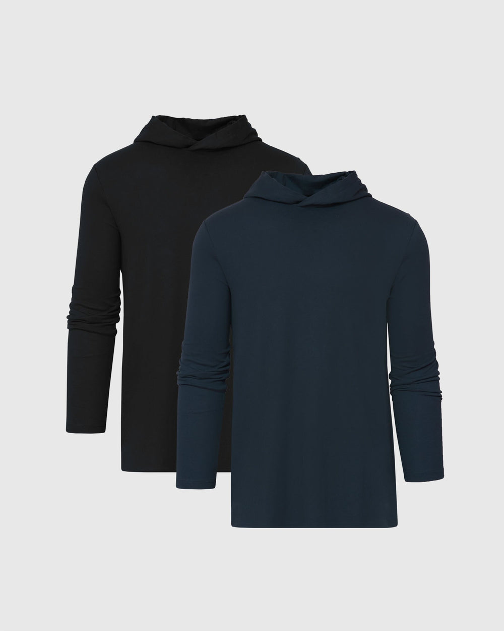 Classic Hooded Long Sleeve T-Shirt 2-Pack