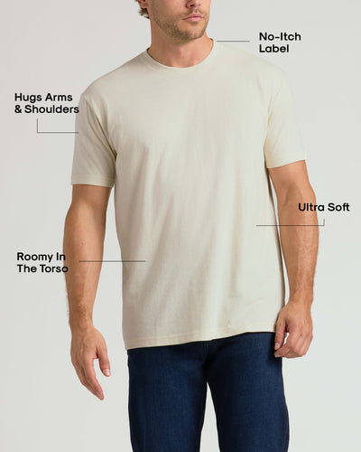 Camiseta clásica de cuello redondo
