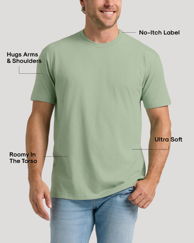 Camiseta clásica de cuello redondo