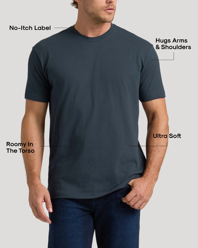Camiseta clásica de cuello redondo