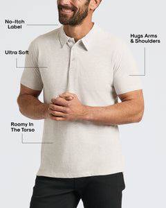 True ClassicOatmeal Classic Polo