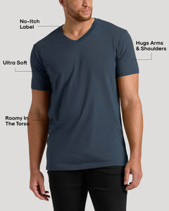 True ClassicShadow Tall Short Sleeve V-Neck