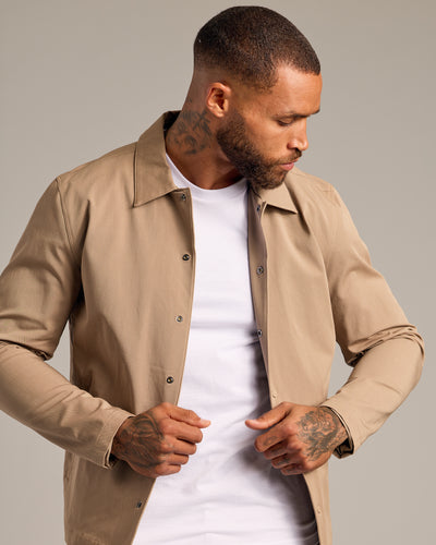 Coaches Jacket - Khaki