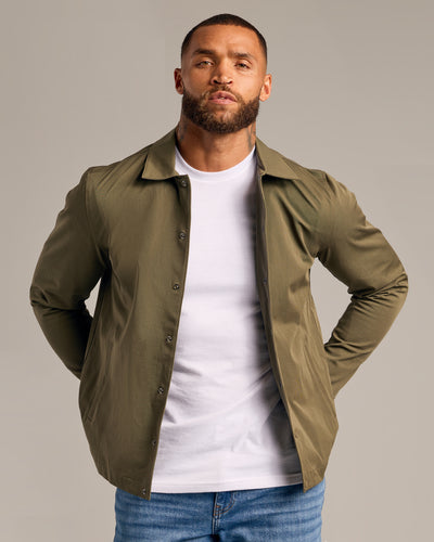 Coaches Jacket - Military Green