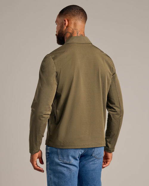 Military Green Coaches Jacket