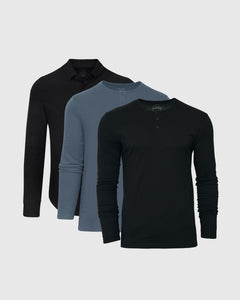 True ClassicComfort Shirt & Henley Gift 3-Pack