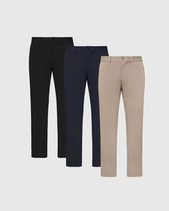 True ClassicCore Color Straight Twill Chino Pant 3-Pack