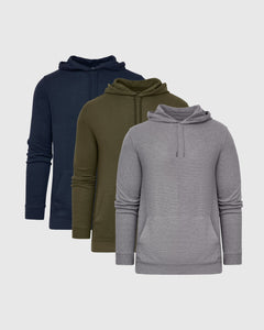 True ClassicCore Waffle Hoodie 3-Pack