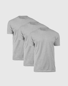 True ClassicHeather Gray Short Sleeve Crew Neck 3-Pack