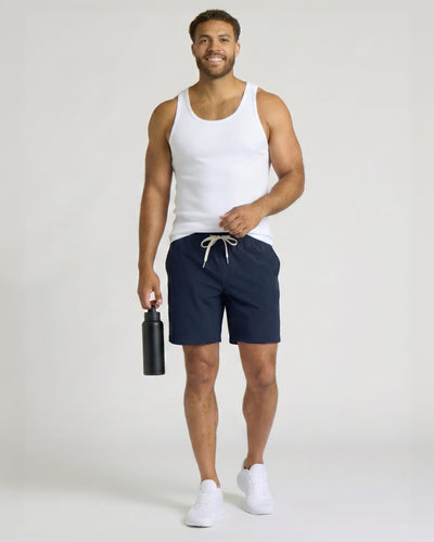 Ribbed Curved Hem Tank