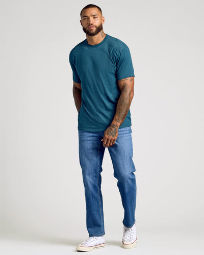 Classic Crew Neck - Dark Heather Pond