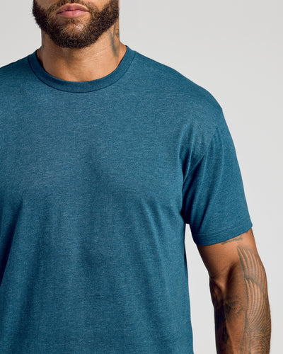 Classic Crew Neck - Dark Heather Pond