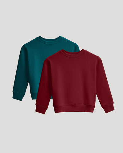 Girls Slouch Pullover Crew