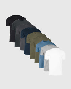 True ClassicEssential Crew Neck T-Shirt 9-Pack