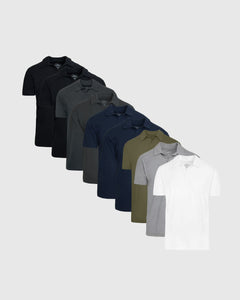 True ClassicEssential Polo 9-Pack