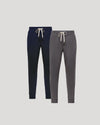 Fleece French Terry Joggers 2-Pack side by side.