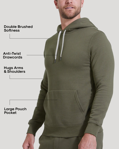 Fleece Pullover Kapuzenpullover