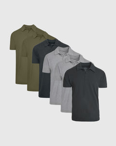 True ClassicGreen Ash Classic Polo 6-Pack