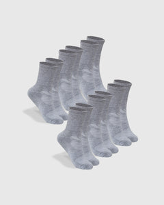 True ClassicHeather Gray Half Crew Socks 6-Pack