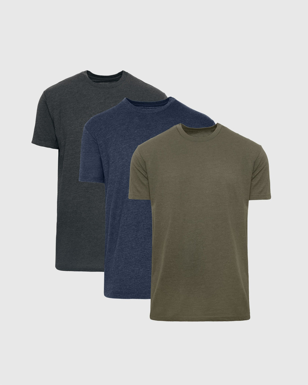 Heather Color Crew Neck 3-Pack