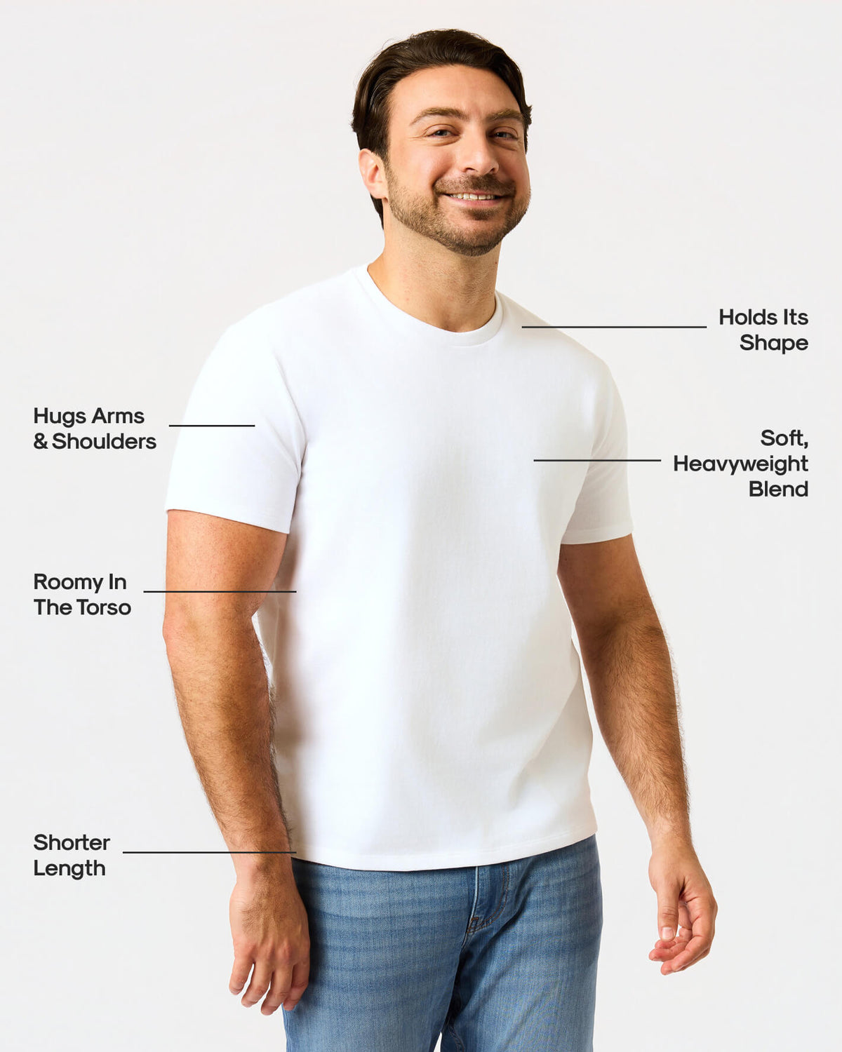 White Short Heavyweight Crew