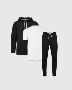 True ClassicHoodie & Active Jogger 3-Pack