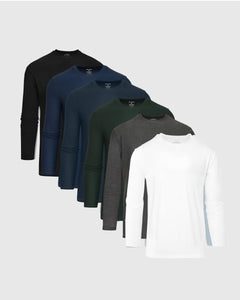 True ClassicGlamping Active Long Sleeve Crew 6-Pack