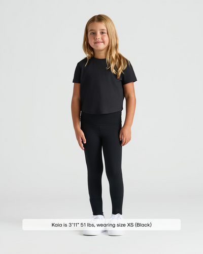 Girls Foldover Leggings