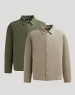 Khaki & Military Green Casual Jacket 2-Pack
