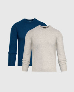 True ClassicLight Fiord Marled Crew Neck Sweater 2-Pack