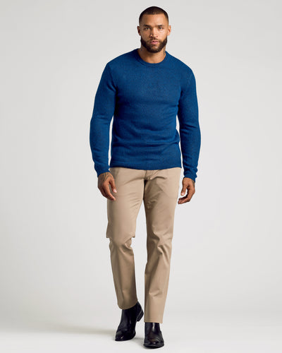 Marled Crew Neck Sweater - Heather Fiord