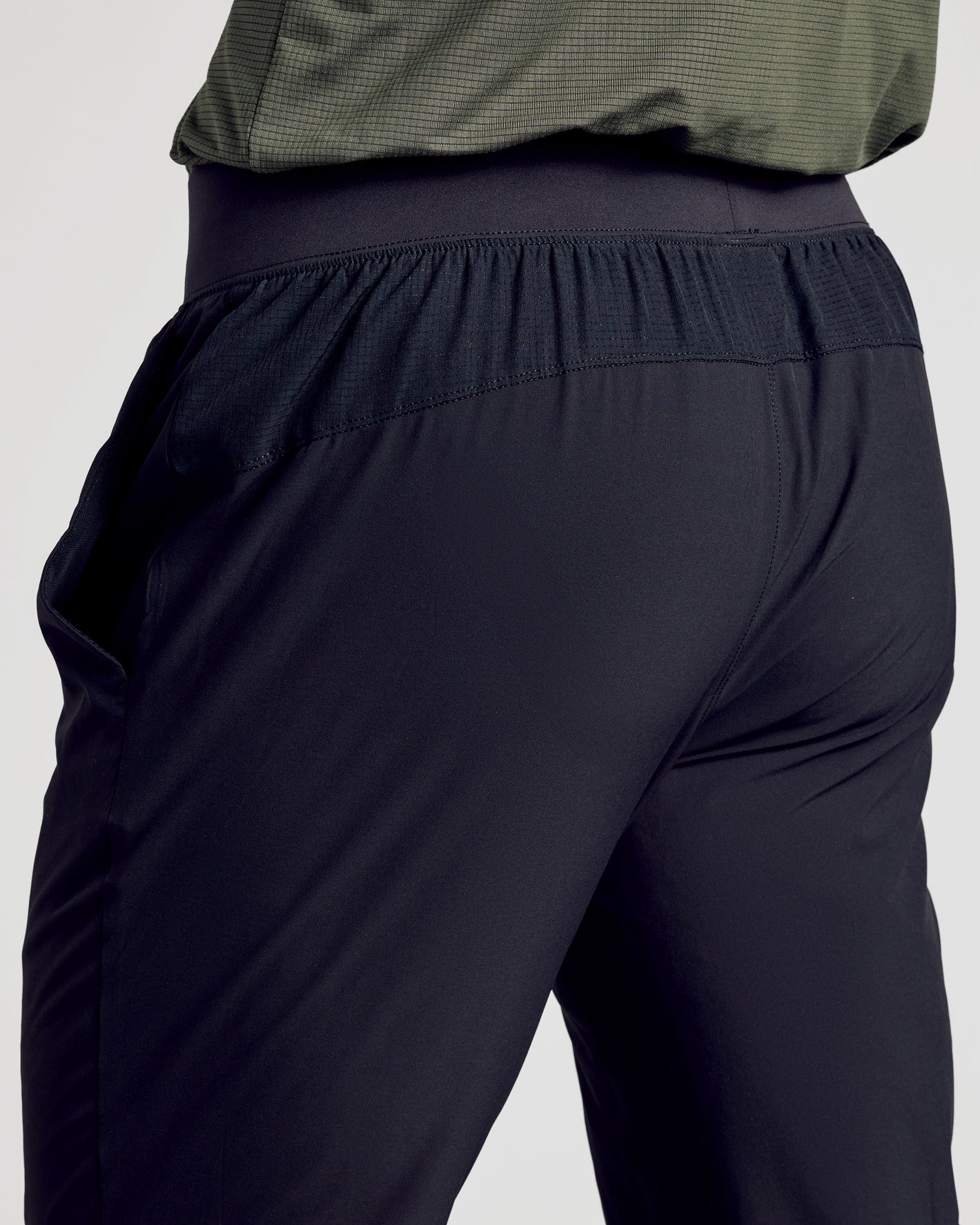 Black Active Training Joggers with elastic waistband and pocket detail visible.