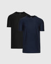 Navy & Black Active Crew 2-Pack