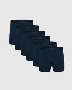 True ClassicNavy Boxer Briefs 6-Pack