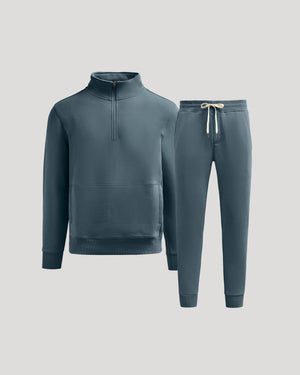 Neptune Half Zip Fleece Sweatshirt & Jogger 2-Pack featuring pullover and joggers.